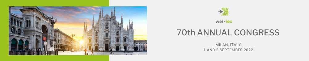 Invitation WEI-IEO Annual meeting – 1-2 September 2022 – Milan, Italy