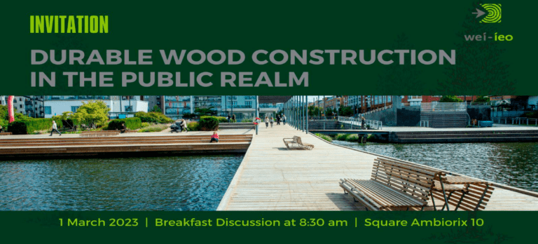 Summary of the breakfast event ”Durable wood construction in the public realm”